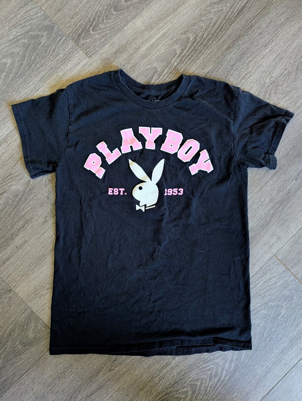 Women's Black Playboy Tee